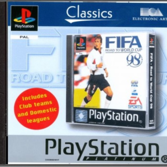FIFA Road To World Cup 98 Platinum - PlayStation 1