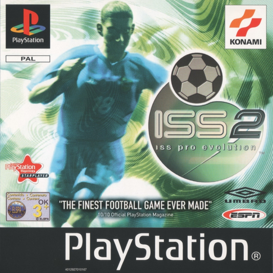 ISS Pro Evolution 2 - PlayStation 1